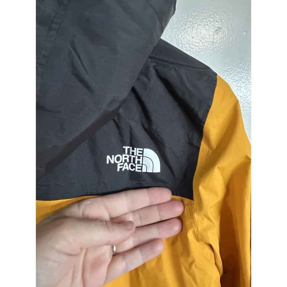 The North Face Jacket - Boys L (14/16) - Zip Black Yellow DryVent Fleece Lined